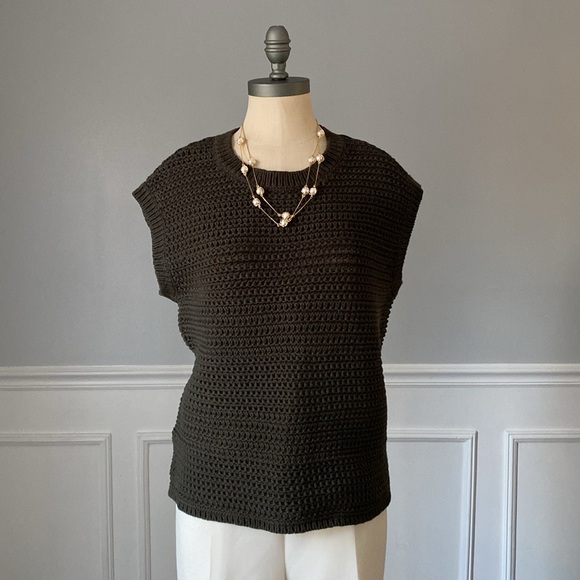 Lord & Taylor 424 Fifth Knit Vest - Picture 1 of 7